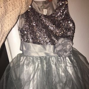 Brand New Silver and Light Violet Dress